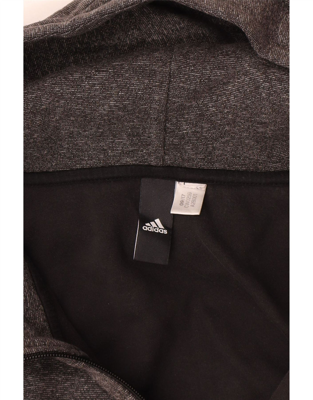 Adidas Hættetrøje med lynlås til mænd 2XL Grå