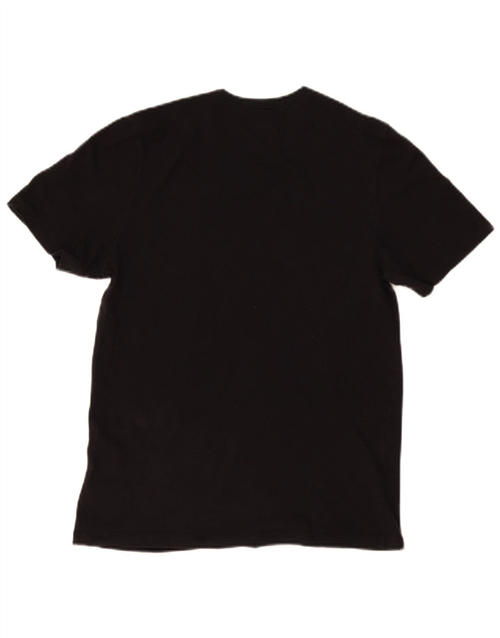 Hugo Boss Herre T-Shirt Top Lille Sort Bomuld