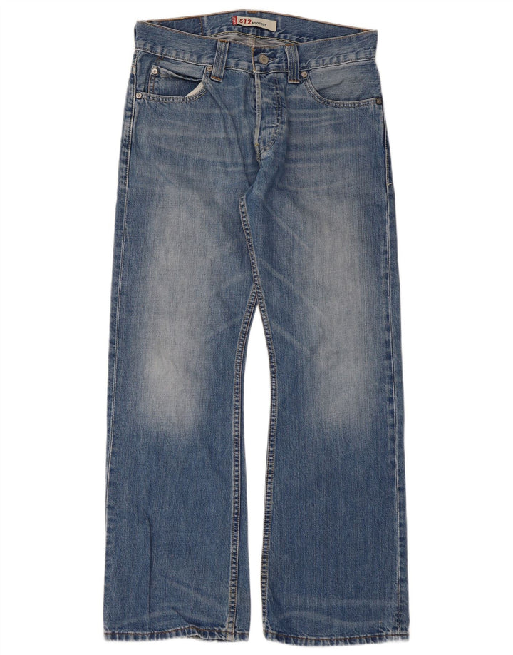 Levi's Dame 512 Bootcut Jeans W32 L30 Blå Bomuld