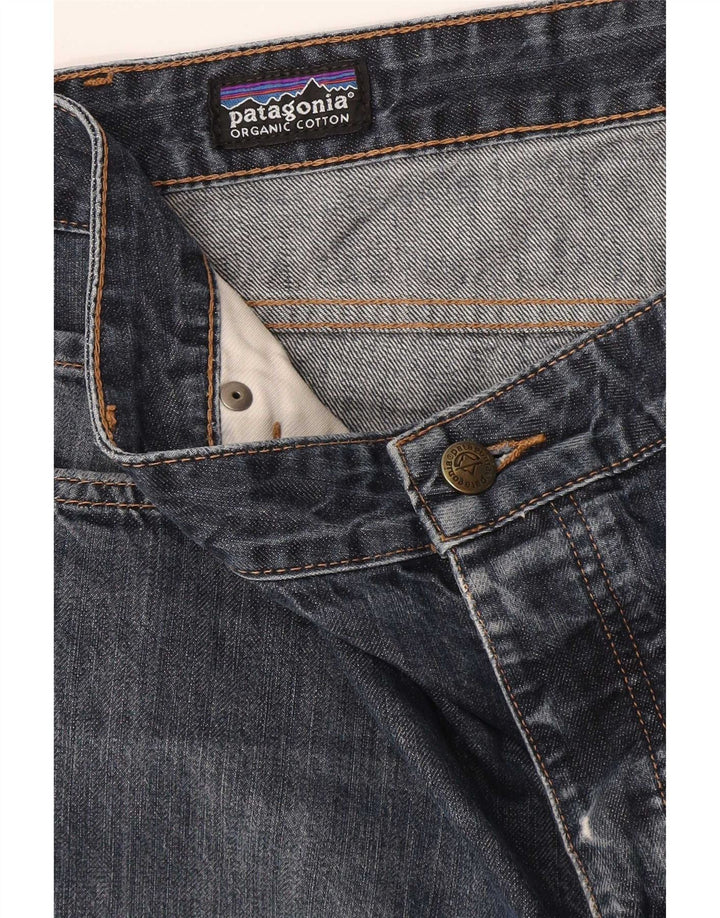 Patagonia Straight Jeans til mænd W38 L31 Blå Bomuld