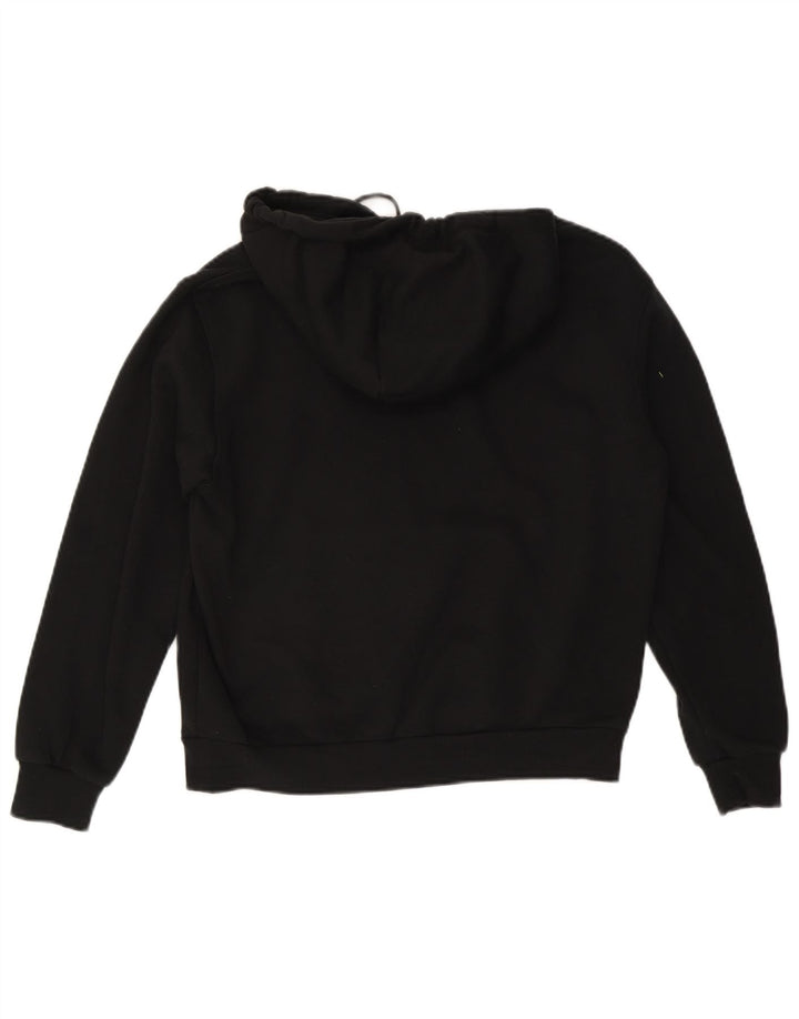 CONVERSE hættetrøje til kvinder UK 14 Medium Sort bomuld