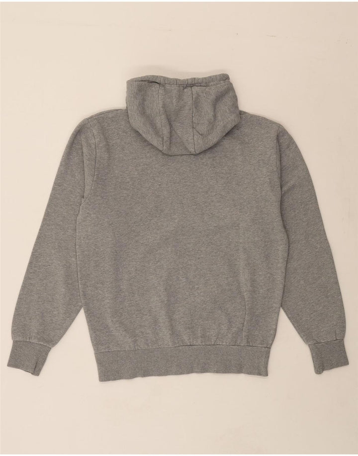 ELLESSE Mens Graphic Hoodie Jumper Medium Grey Cotton Vintage Ellesse and Second-Hand Ellesse from Messina Hembry 