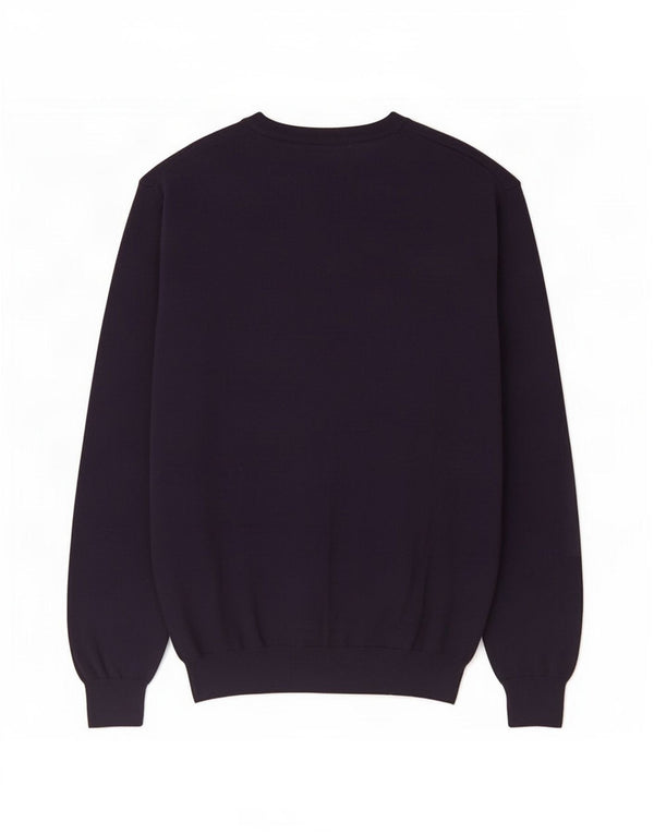 Gant herre V-hals sweater XL marineblå bomuld