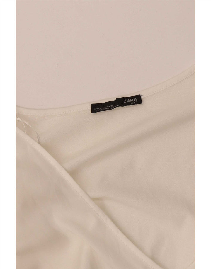 Zara Dametop Langærmet UK 14 Large White