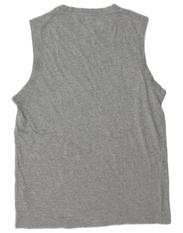 Kappa Herrevest Top XL Grå Flecked Bomuld