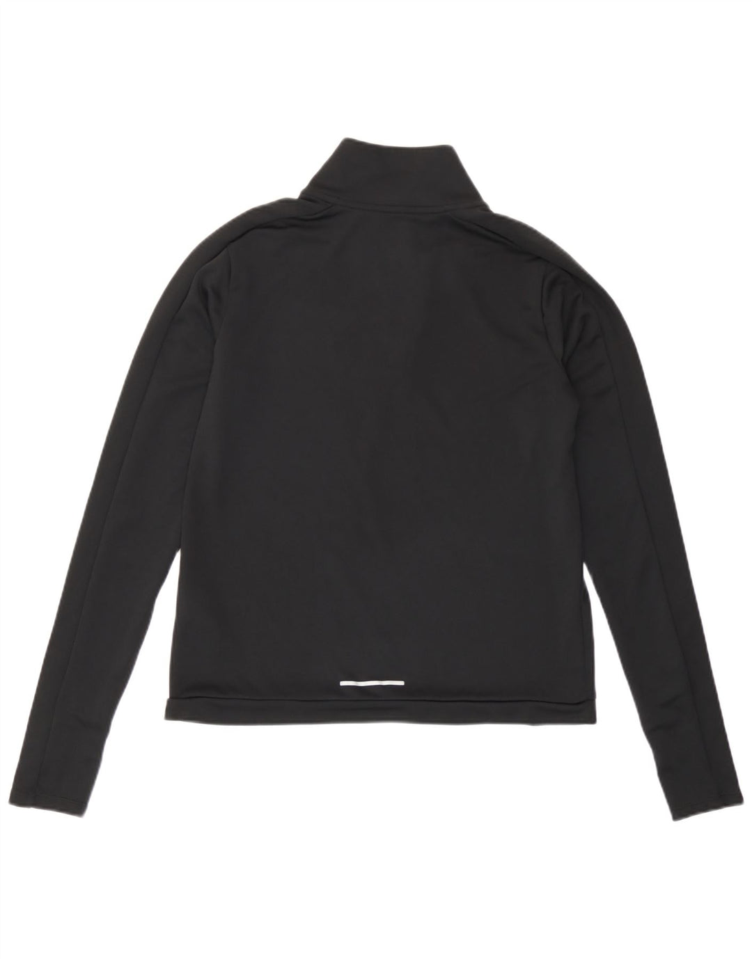 Nike Herre Running Zip Neck Top Langærmet Lille Sort Polyester Sports