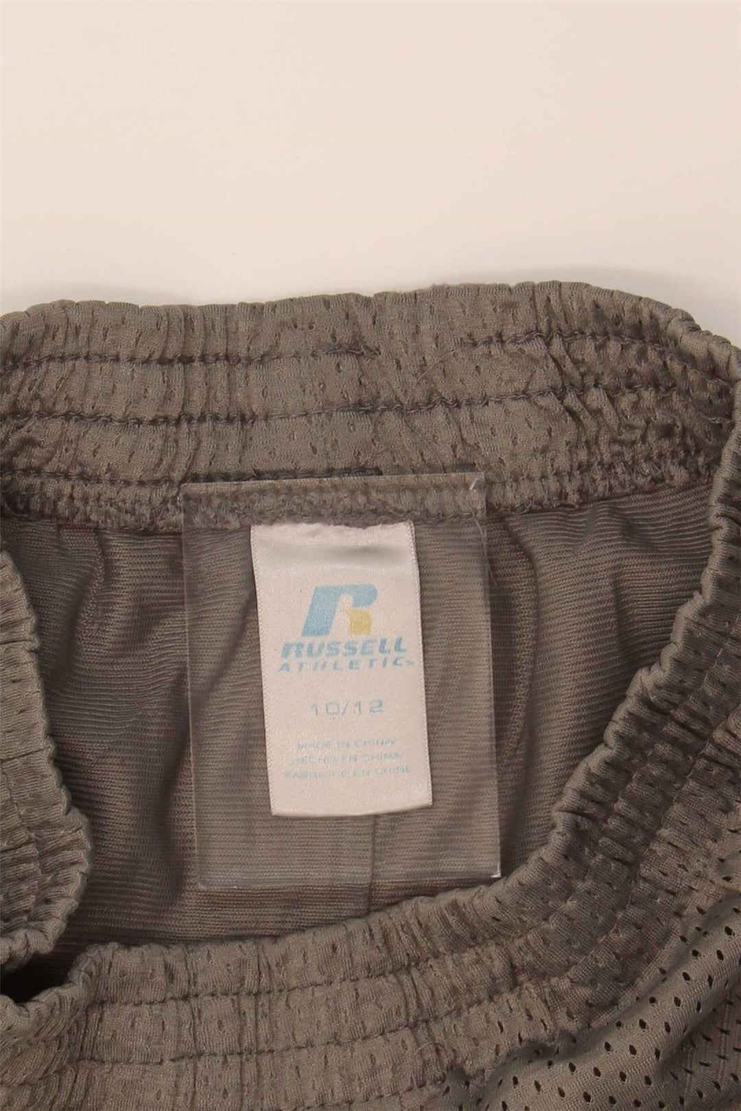 RUSSELL ATHLETIC Boys Sport Shorts 10-11 Years Grey Polyester