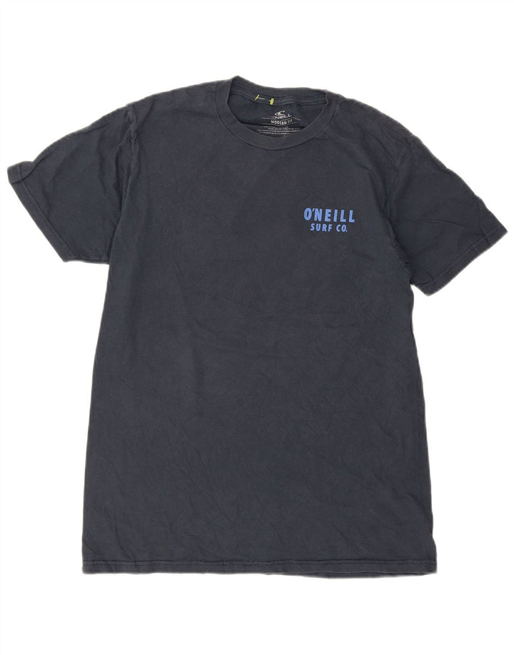 O'NEILL Herre Modern Fit Grafisk T-shirt Top Medium Marineblå Bomuld
