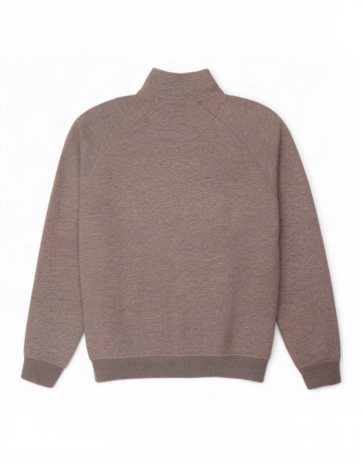Farah Sweatshirt med lynlås til mænd mellem grå bomuld