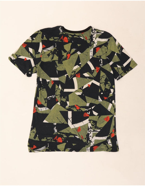 Nike Herre Athletic Cut Grafisk T-shirt Top Medium Flerfarvet Geometrisk