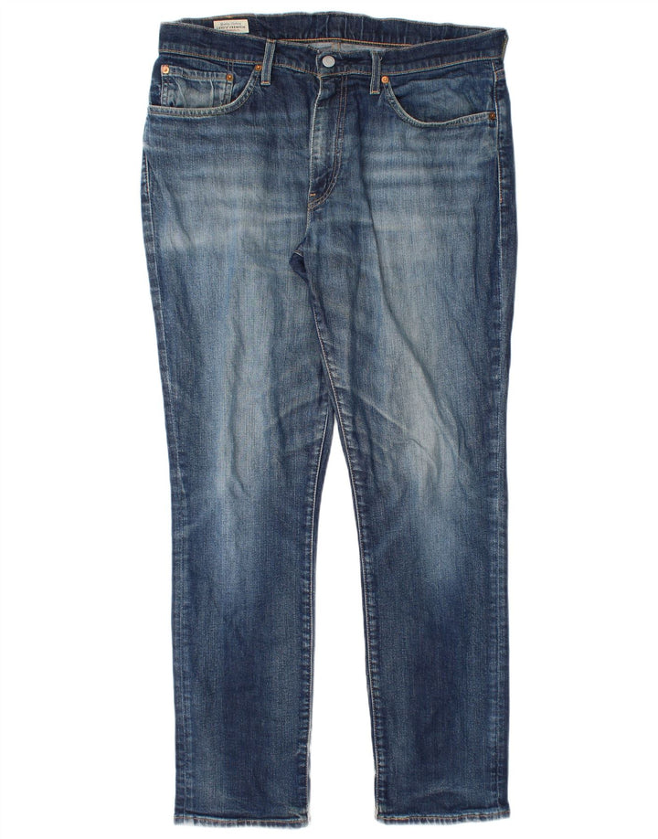 Levi's Herre 511 Slim Jeans W34 L32 Blå Bomuld