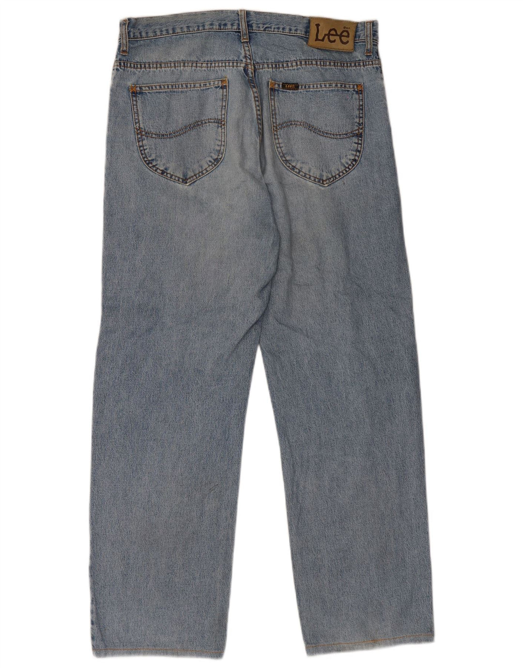 Lee Straight Jeans til mænd W34 L30 Blå