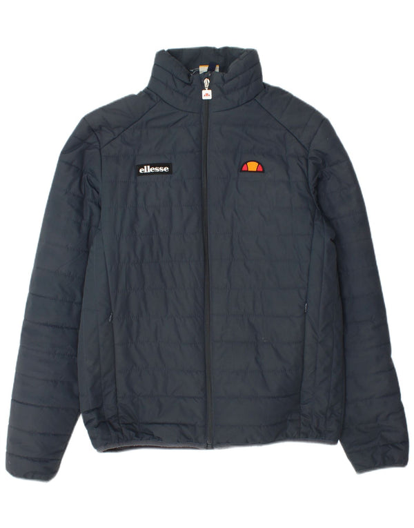 ELLESSE polstret jakke til kvinder UK 16 Stor marineblå polyester