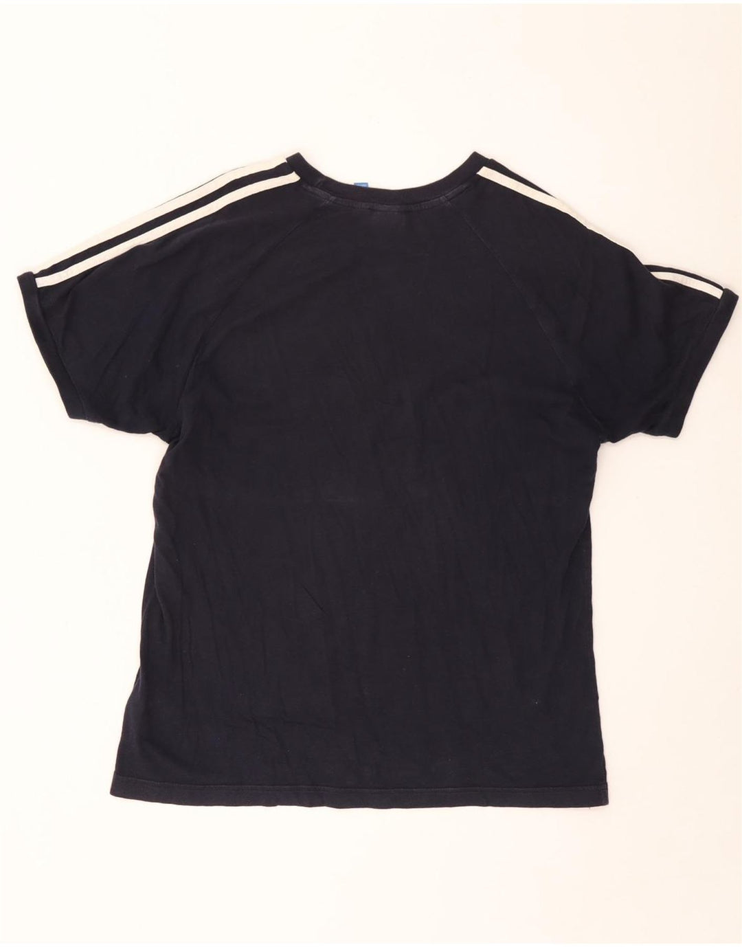 Adidas Herre T-Shirt Top Stor Sort Bomuld