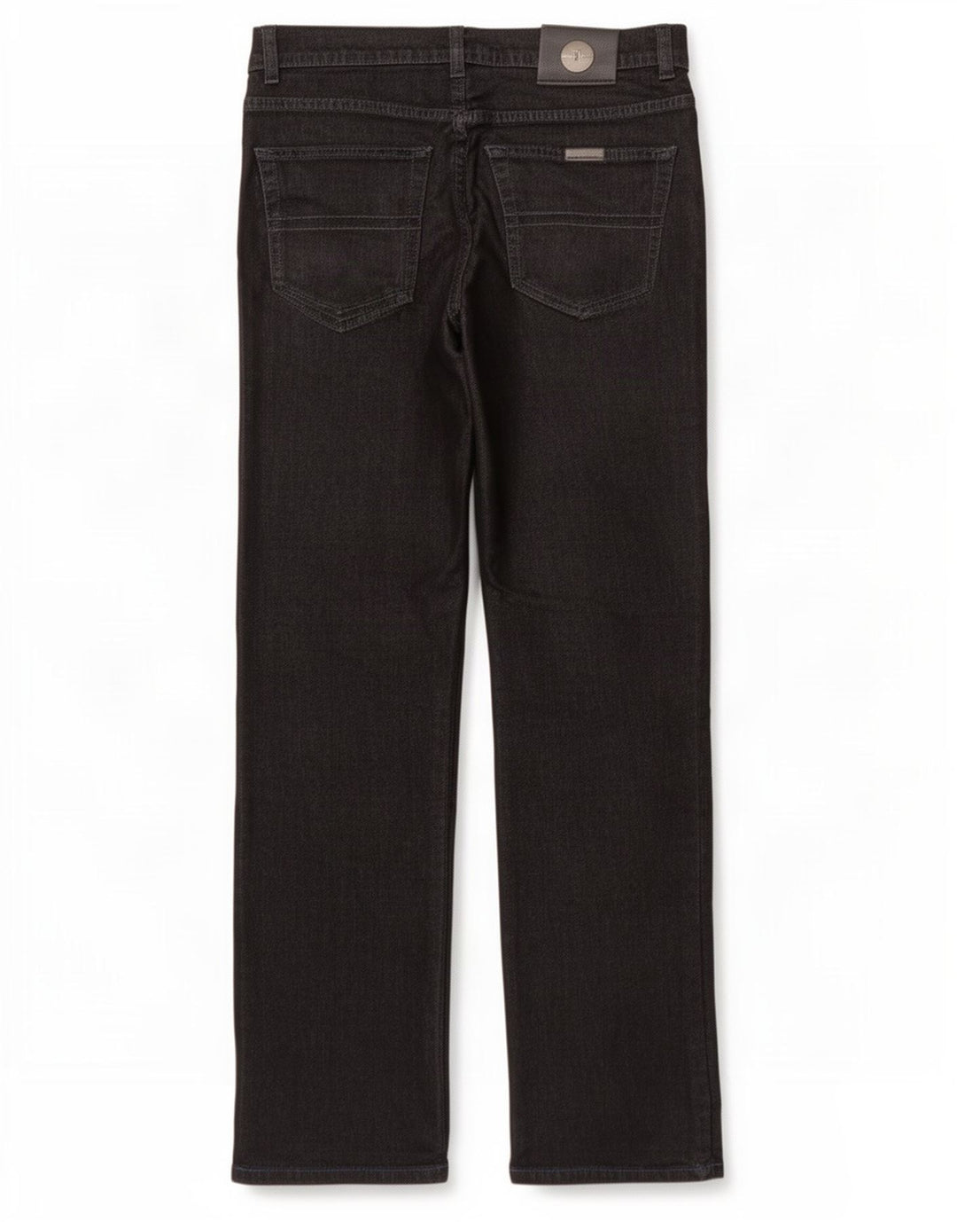 Trussardi Straight Jeans til mænd W32 L32 Sort bomuld