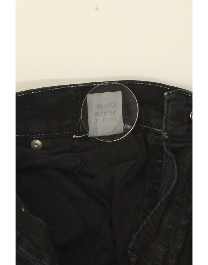 Roy Rogers Straight Jeans til mænd W33 L30 Sort bomuld