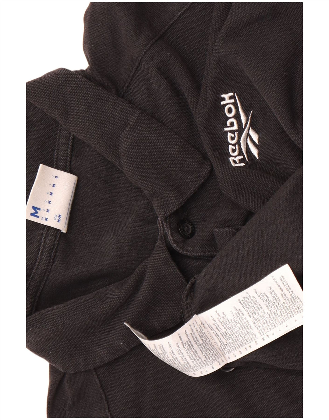 Reebok herre poloshirt Medium sort bomuld