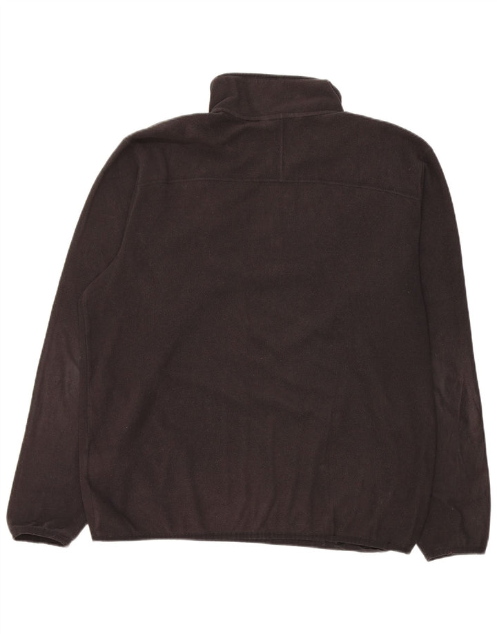 The North Face herre lynlås hals fleece jumper stor sort polyester