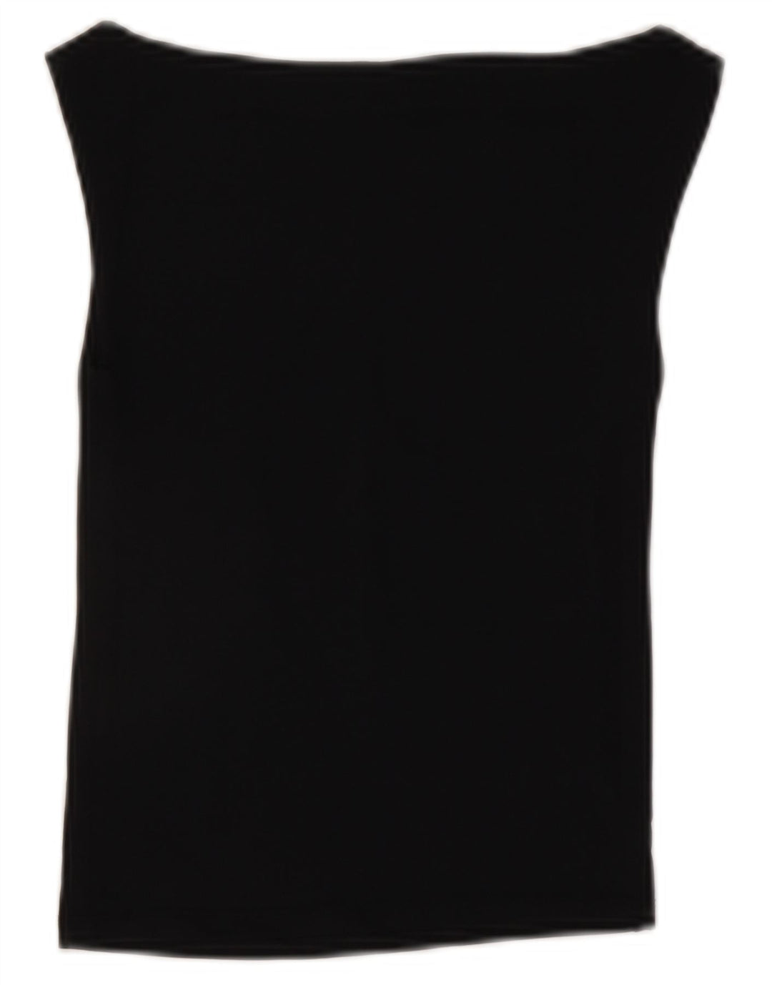 ZARA Womens Crop Bluse Top UK 8 Small Black