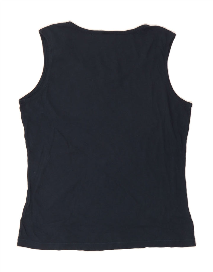 CHAMPION Womens Easy Fit Vest Top UK 18 XL Navy Blue Vintage Champion and Second-Hand Champion from Messina Hembry 