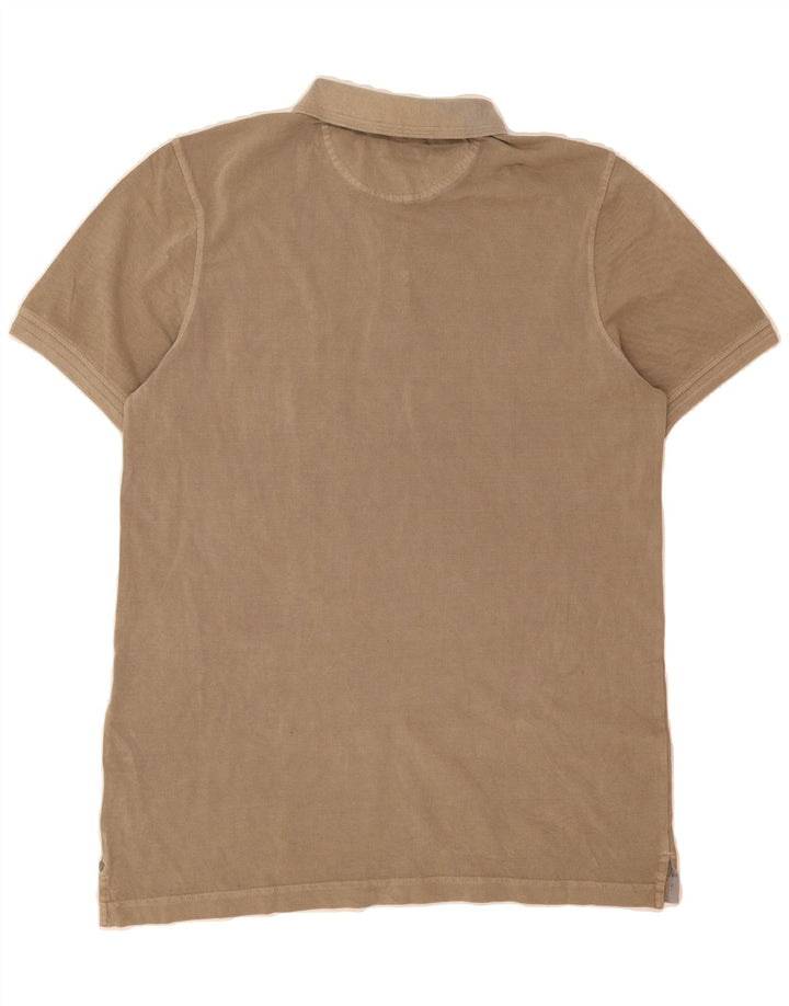 BUGATTI Mens Polo Shirt Large Brown Cotton Vintage Bugatti and Second-Hand Bugatti from Messina Hembry 