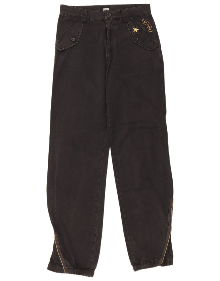 Killer Loop Dame jogger Straight Jeans IT 42 Medium W28 L33 Sort Bomuld