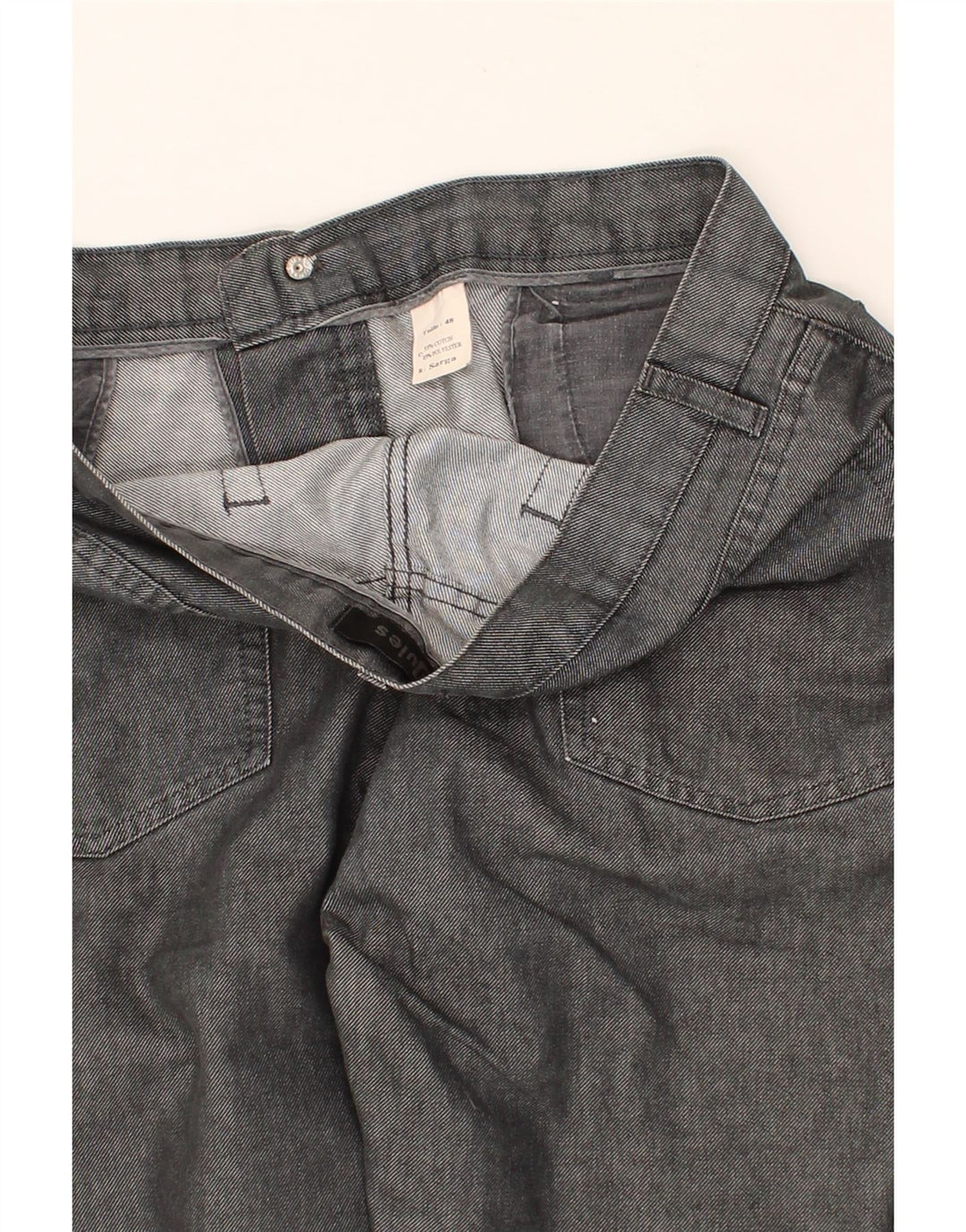 JULES Mens Straight Jeans IT 48 Medium W32 L32  Grey Cotton Vintage Jules and Second-Hand Jules from Messina Hembry 