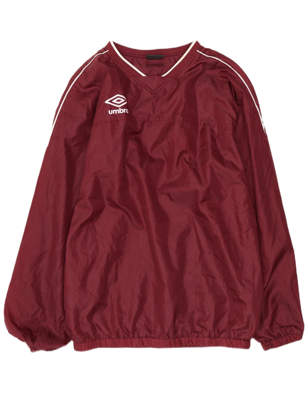 Umbro Herre Pullover Træningsdragt Top Stor Burgundy Polyester