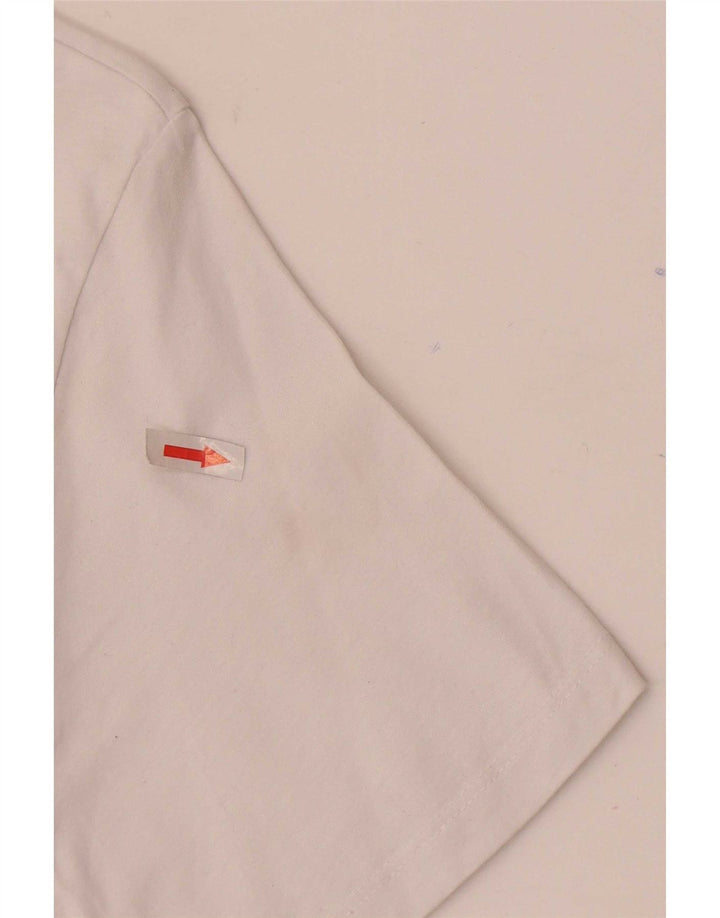 Jack & Jones Herre grafisk T-shirt Top Medium Hvid Bomuld