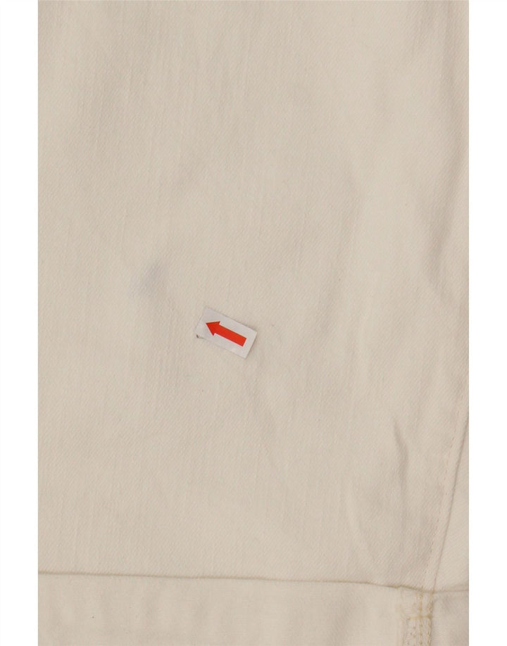 Levi's denimshorts til kvinder US 10 Large W30 Off White