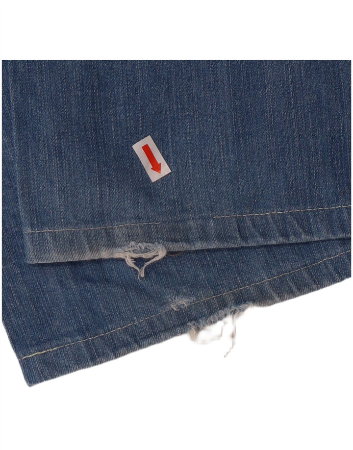 Replay Dame Straight Jeans W27 L32 Blå Bomuld