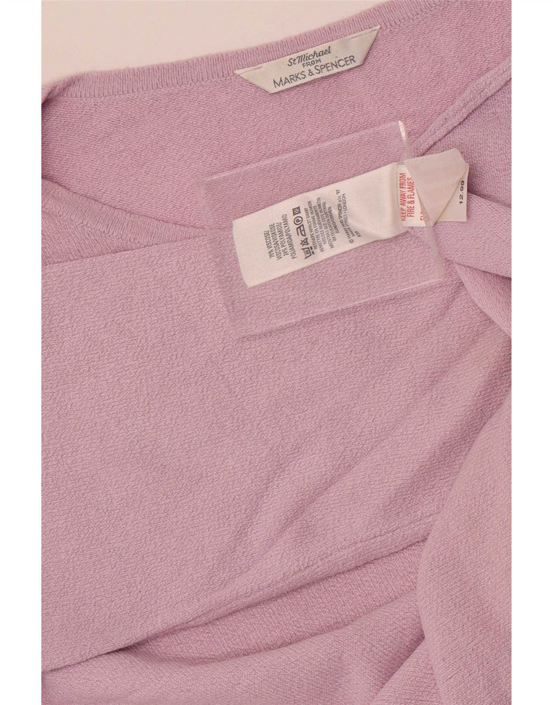 Marks & Spencer Dame St. Michael Top 3/4 ærme UK 12 Medium Lilla