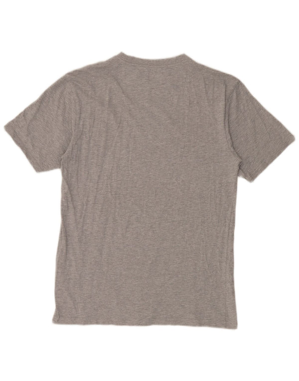 Karl Kani Herre T-shirt Top Medium Grey Flecked Bomuld