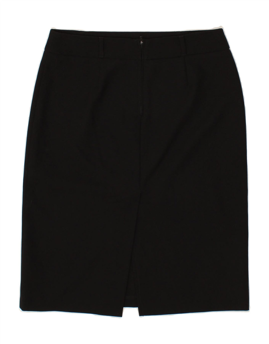 BENETTON Womens Straight Skirt IT 42 Medium W30 Black Polyester Vintage Benetton and Second-Hand Benetton from Messina Hembry 