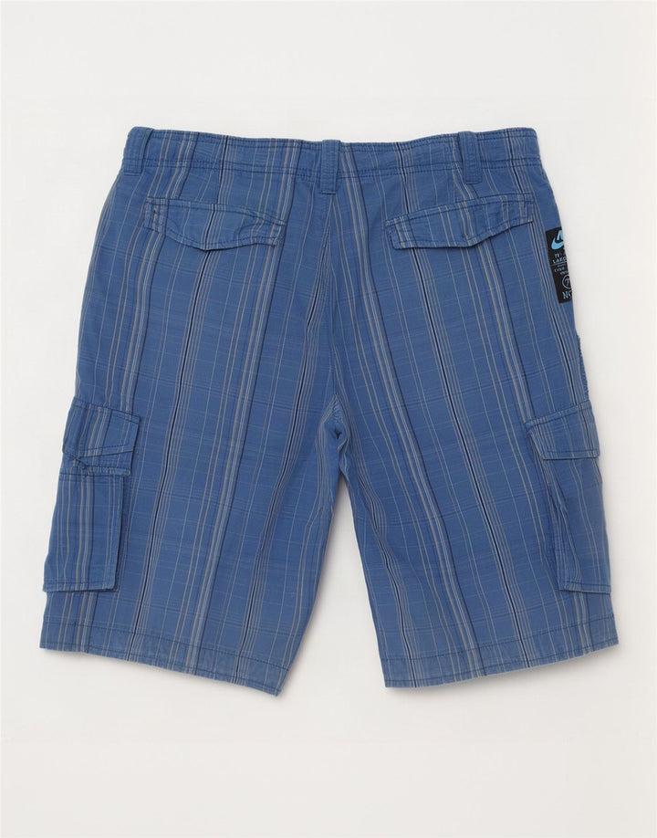 Nike Herre Cargo Shorts W34 Medium Blue Ternet Bomuld