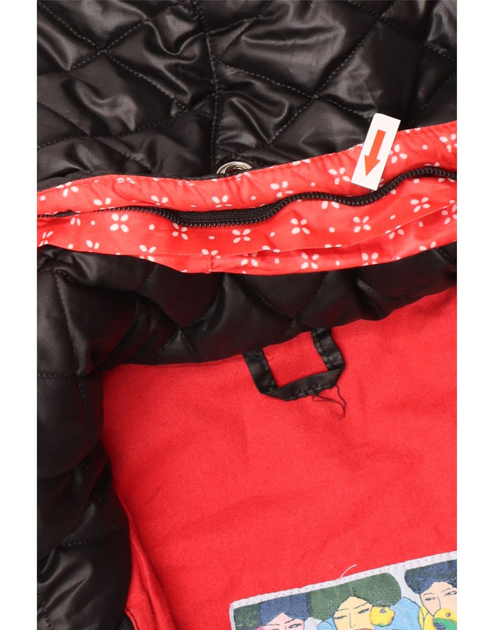 Belfe & Belfe Dame Hætte Oversized Quiltet Jakke IT 44 Medium Sort