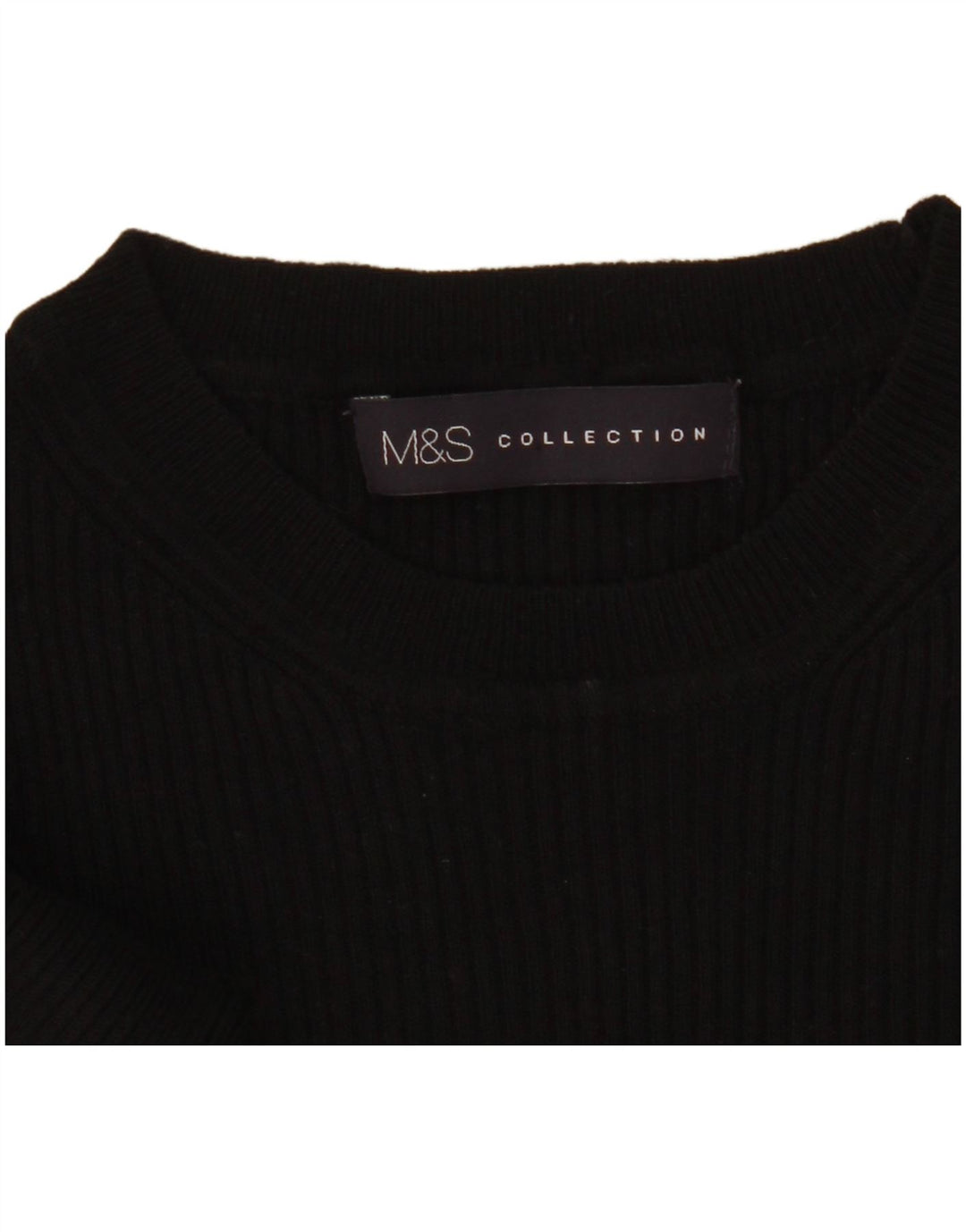 Marks & Spencer Dame sweater med rund hals DK 10 Lille sort