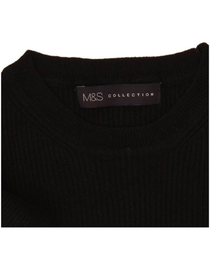 Marks & Spencer Dame sweater med rund hals DK 10 Lille sort