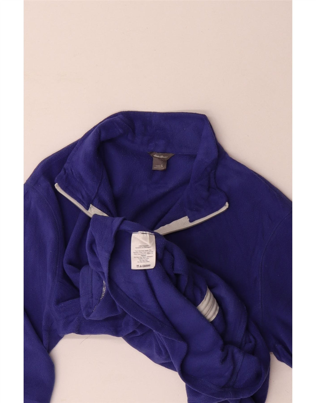 Eddie Bauer Dame Fleecejakke UK 16 Stor Lilla Polyester