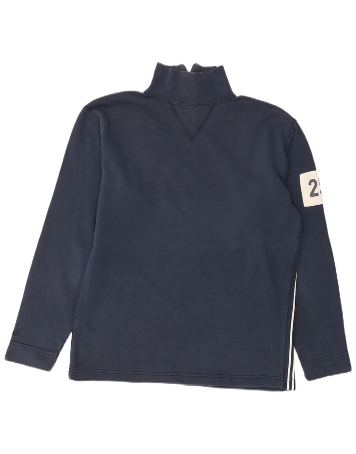 Asics Sweatshirt med lynlås til mænd, lille marineblå