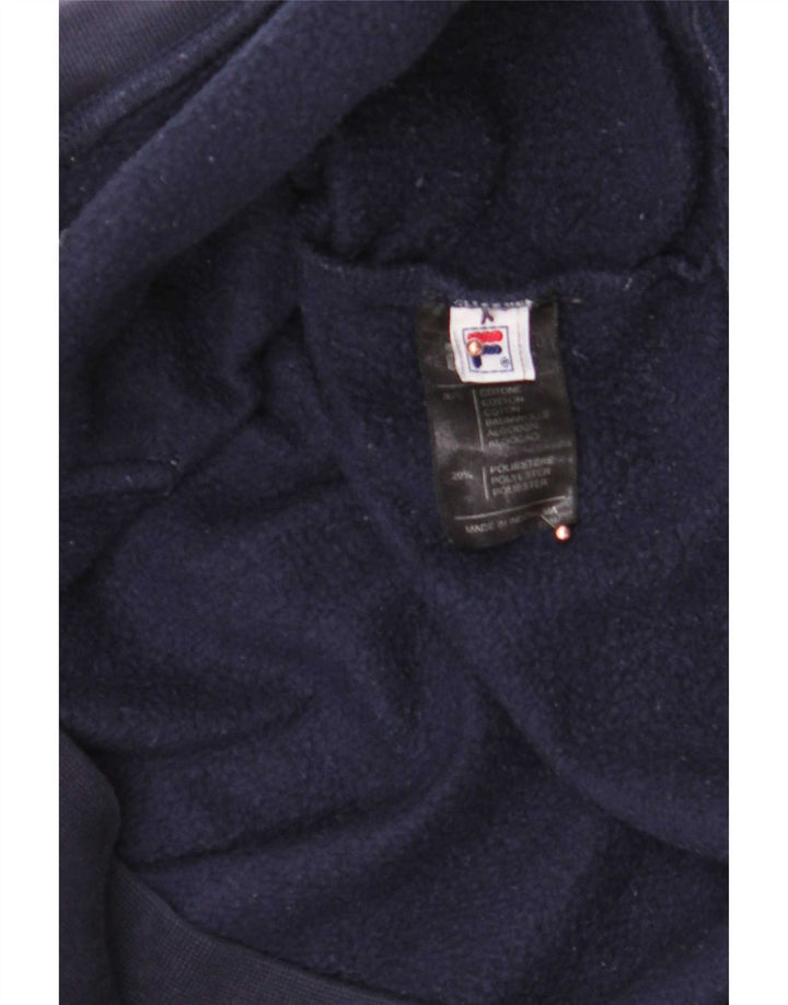 Fila Herre grafisk hættetrøje Jumper Medium Navyblå Bomuld