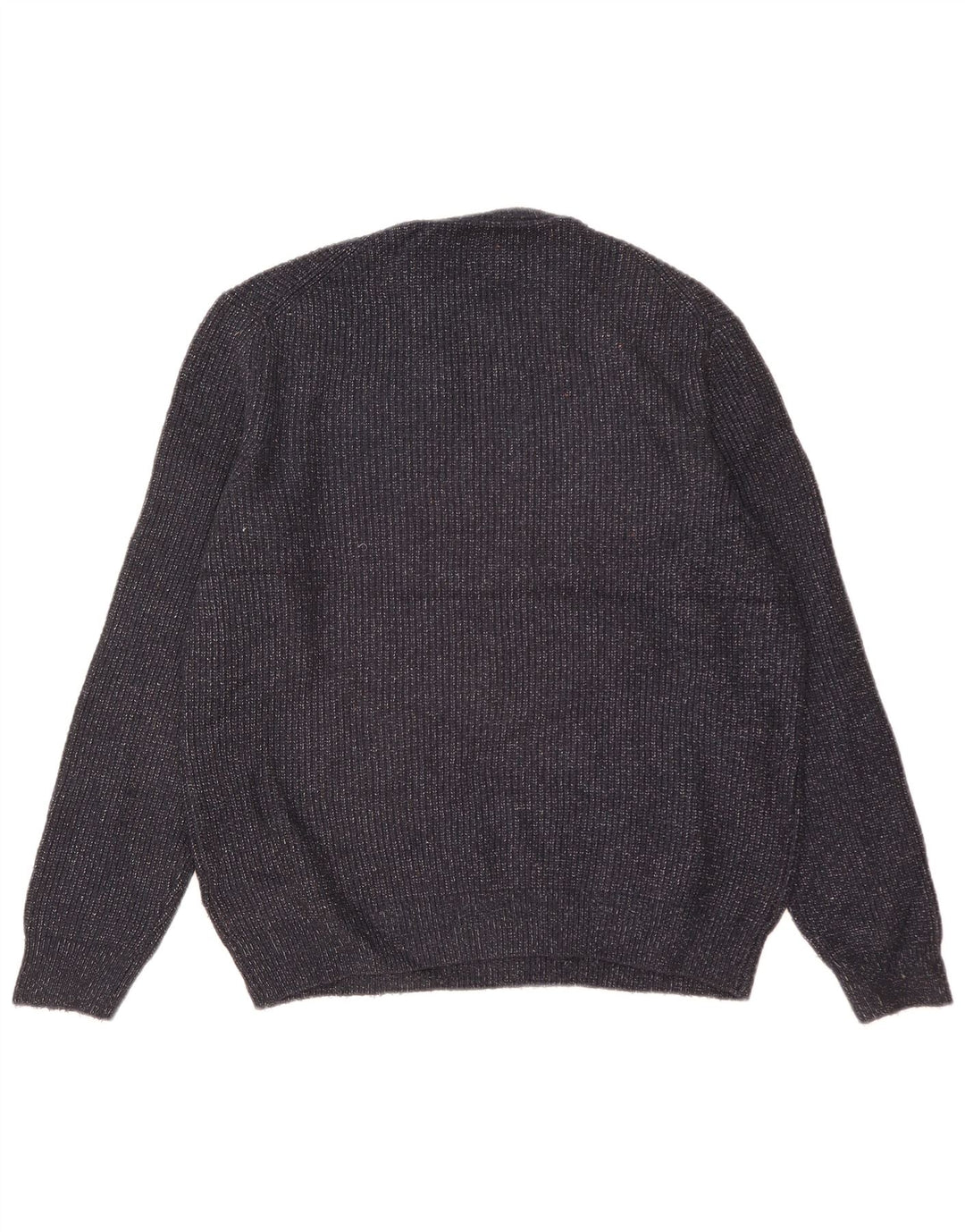 Marks & Spencer Herre sweater med rund hals, stor marineblå flækket