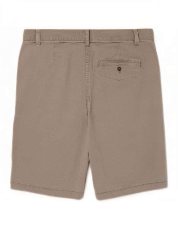 Marks & Spencer Chino Shorts til kvinder UK 14 Large W32 Grå Bomuld