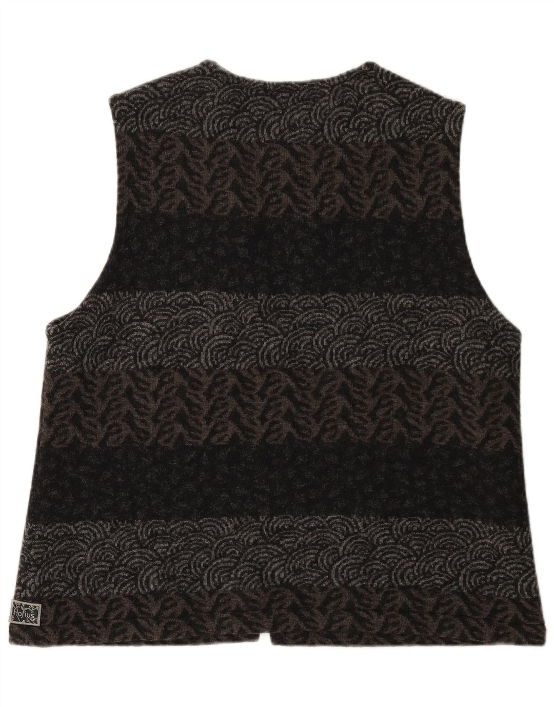 Hofius Dame Cardigan Sweater EU 42/44 Stor Flerfarvet Geometrisk