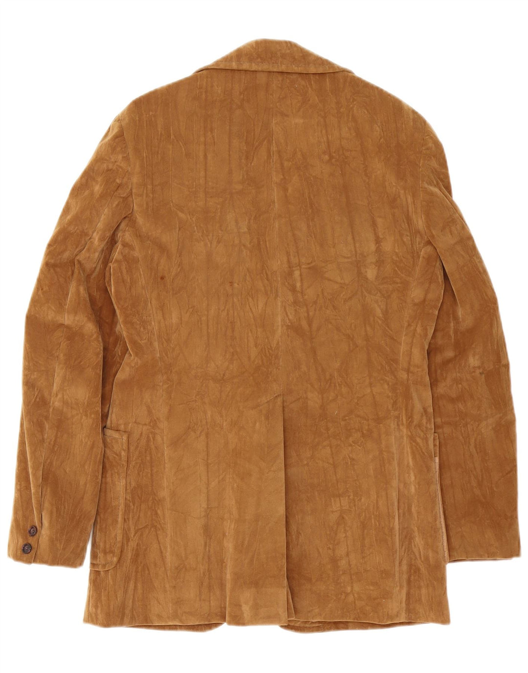 Vintage dame 2-knaps ruskindsblazerjakke EU 38 medium brun