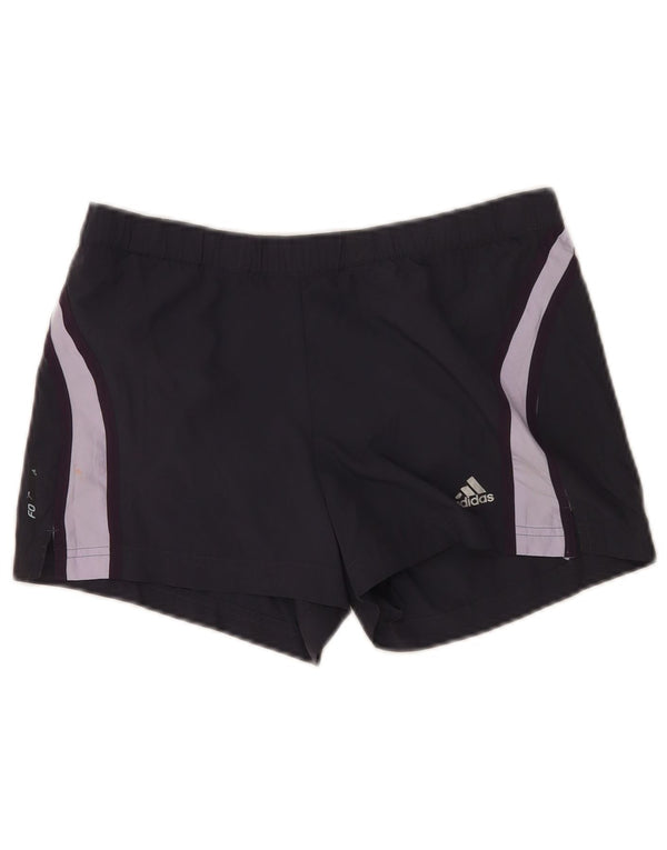 Adidas Womens Clima 365 Sport Shorts UK 10 Small Navy Blue Colourblock