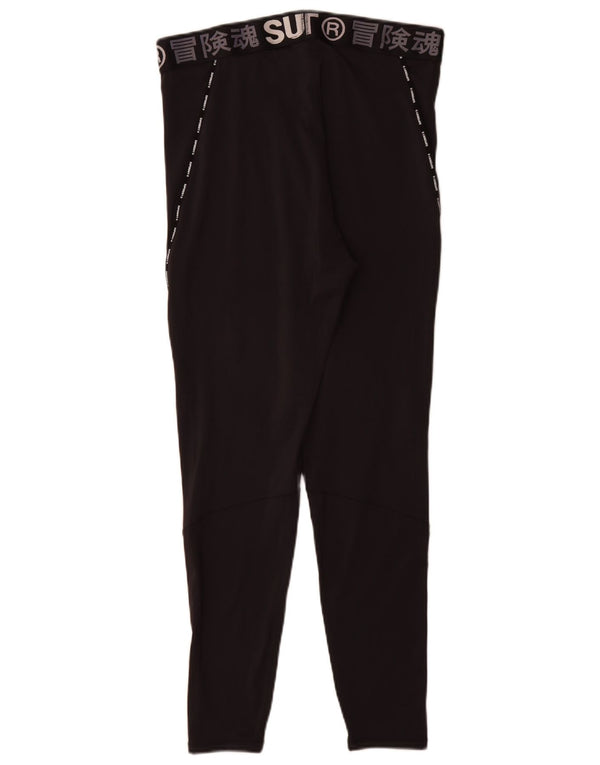 Superdry Grafiske Leggings til kvinder UK 18 XL sort polyester
