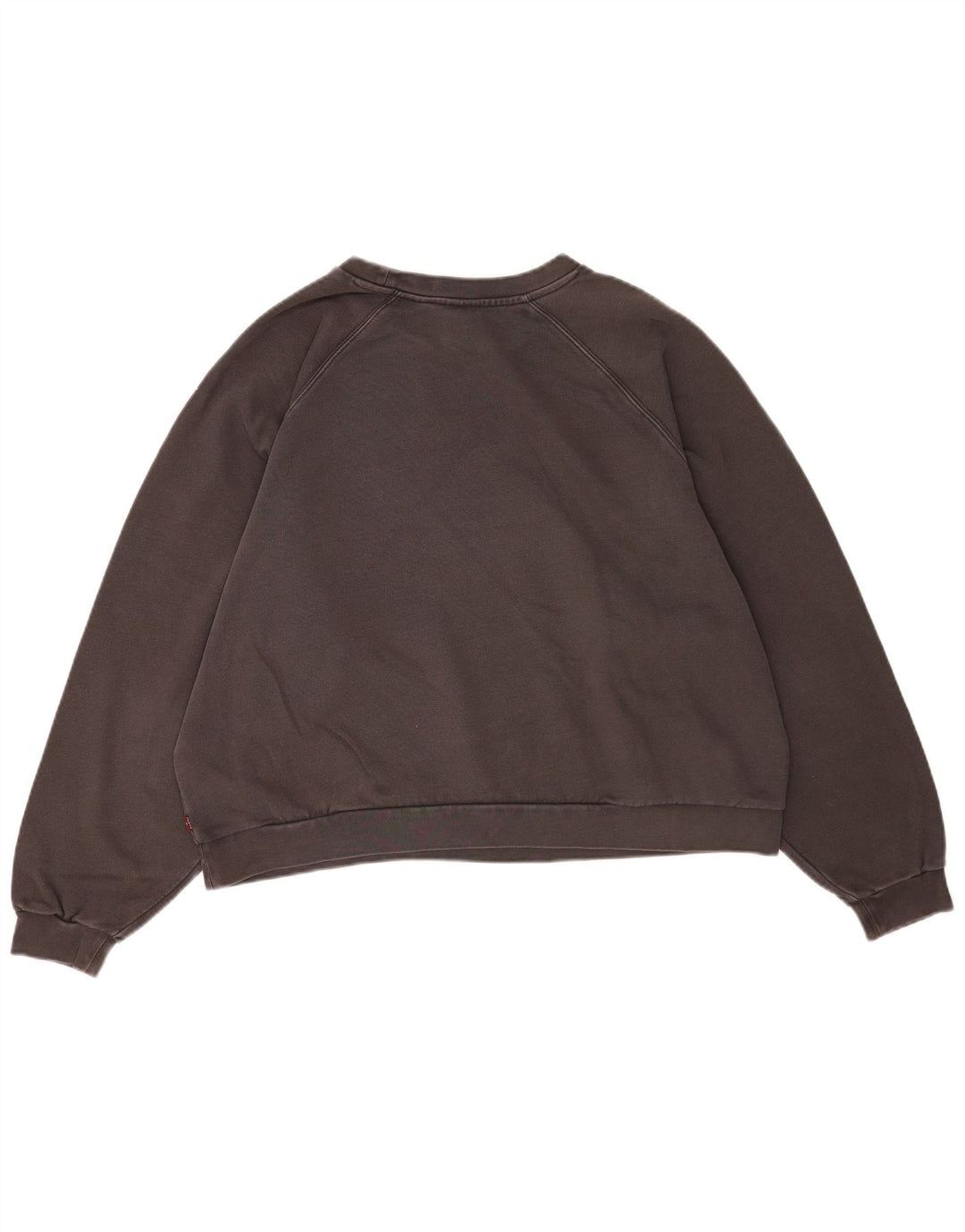 Levi's Grafisk Oversized Sweatshirt-trøje til kvinder UK 18 XL Grå Bomuld