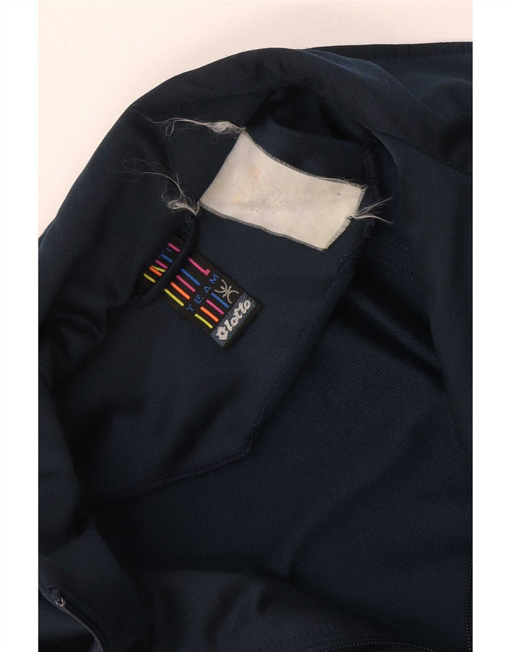 Lotto Herre grafisk træningsdragt Topjakke Medium Navy Blue Colourblock