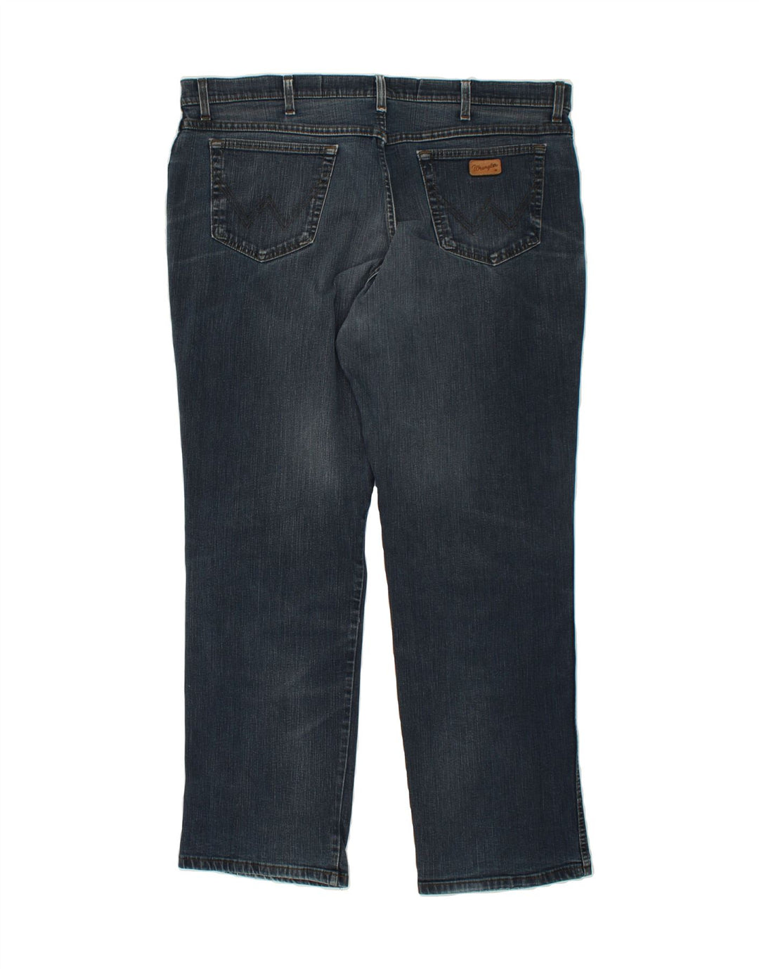 WRANGLER Mens Capri Straight Jeans W42 L22 Navy Blue Vintage Wrangler and Second-Hand Wrangler from Messina Hembry 